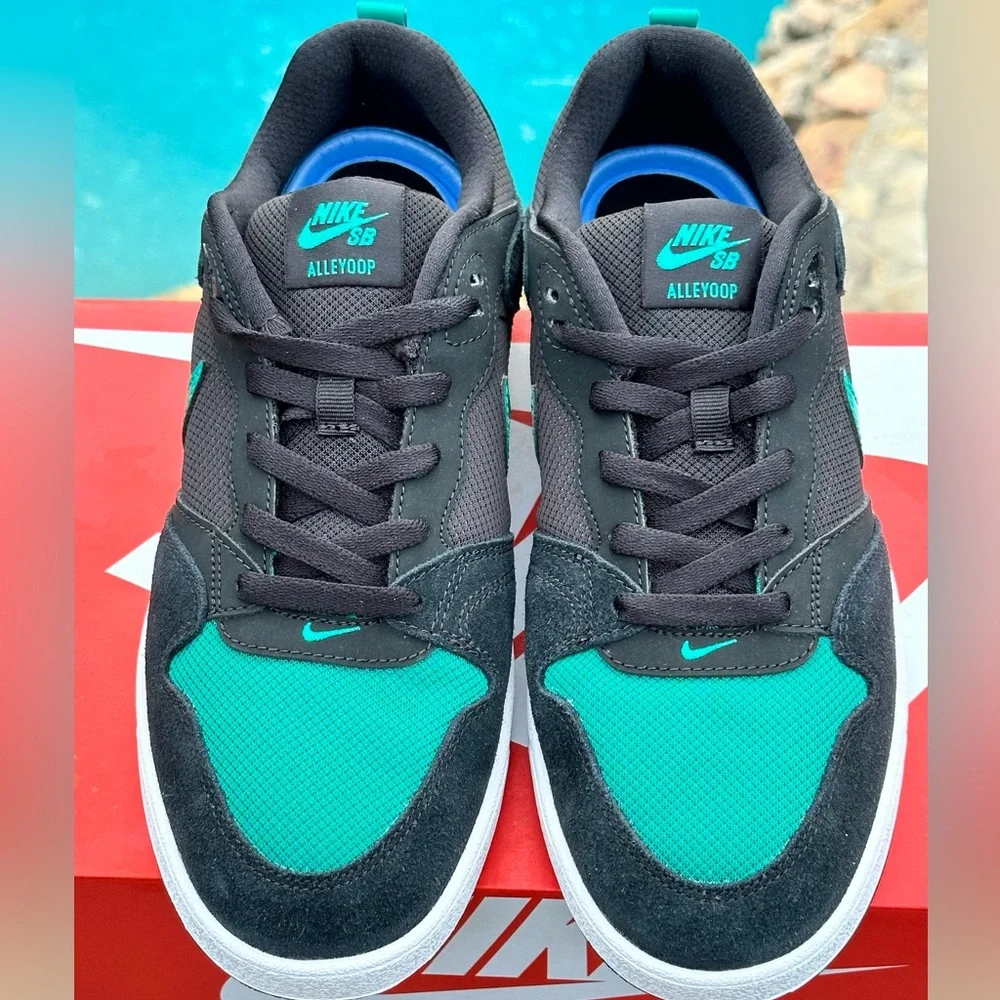 NEW Nike SB Alleyoop (Black / Green) - Mens US 10 | Womens US 11.5